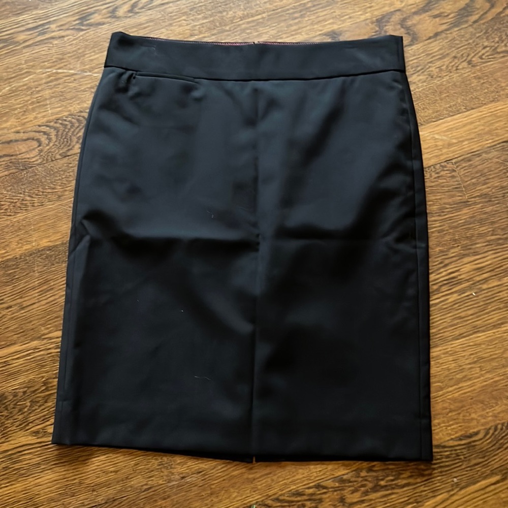 Black J. Crew pencil skirt